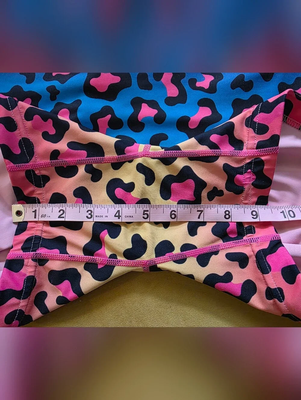 CVG Rainbow Leopard Shorts - Picture 5 of 6